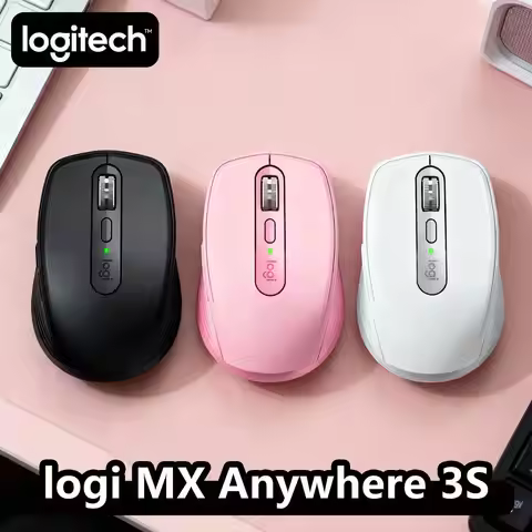 Logitech MX Anywhere 3S Ergonomic Mouse, 8000 DPI, MagSpeed, USB-C, Windows/PC Logitech Mouse Collec
