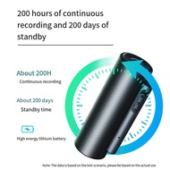 Voice Recorder 200 Hours Digital Recording Device Professional Noise Reduction Sound Dictaphone Audi