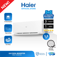 Haier HSU-13XSV32 1.5 HP UV Cool Inverter Split Type Aircon with UV Sterilization and Self Clean