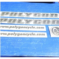 Polygon mtb folding bike cycling cutting sticker oracal