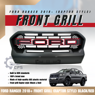CPS FORD RANGER 2018+ front GRILL (RAPTOR STYLE) BLACK/RED (11713)