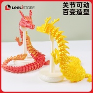 Gerai Pasar Malam Mainan Naga Bercetak 3D Hiasan Mainan Naga Realistik Borong Naga Cina Naga Berceta