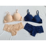 C14-08 Outer Order Front Buckle Thin bra Underwear bra bra Set One Set758085B Small Size Girl