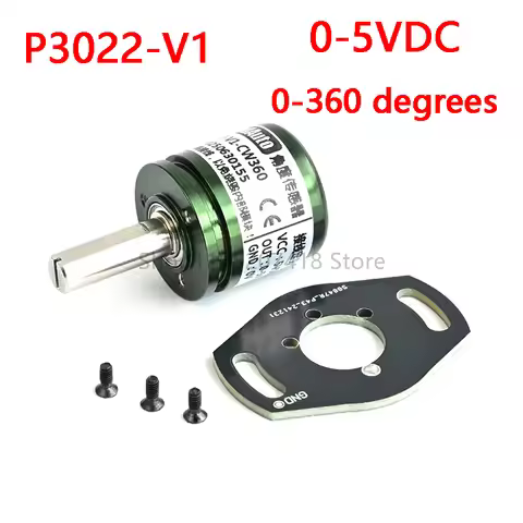 P3022-V1-CW360 5VDC Rotary Hall Angle Sensor 0-360 Degree Full Circle Magnetism 0-5 output NEW