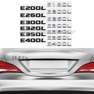 3D Letter Stickers Car Rear Trunk Emblem Tail Badge Decal for Mercedes Benz E180L E200L E260L E320L E350L E400L Accessories