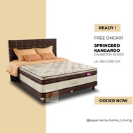 promo agustus Kangaroo SpringBed Canberra - Mattress Only dan Fullset Divan &amp; Sandaran Original - Medan