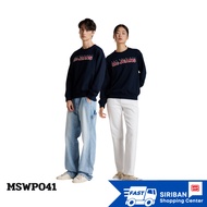Mc jeans Unisex Sweater Recular Style Navy Blue MSWP041 (1 Piece)
