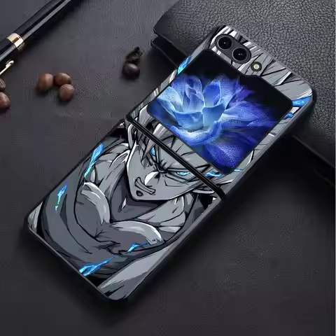 Dragon Ball Goku Comic Case for Samsung Galaxy Z Flip 7 6 5 4 3 Flip3 Flip7 FE Flip6 Flip5 Flip4 Bac