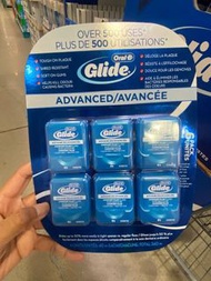 Oral-B Glide Advanced Floss 6 packs 扁身順滑牙線 (6盒x40m)