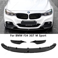 M Performance Style ABS Gloss Black Front Bumper Lip Splitter Spoiler Retorft For BMW F34 3GT M Spor