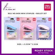 DELI No.0456 Mini Stapler Set | Stapler + Bullet Set | 24/6 Stapler