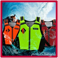 life Jacket, jaket keselamatan untuk berat badan 40kg - 95kg, sampan, kayak, bot dan aktiviti air, p