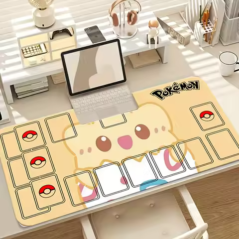 Pokemon Togepi Cute Cartoon TCG Playmat Gaming Mouse Pad with Zones Desk Mat