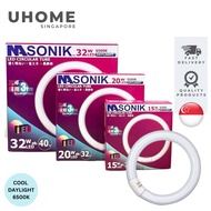 Nasonik LED Circular Tube 15W/20W/32W G10Q Base Cool Daylight 6500K