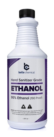 Medical Grade Ethanol - 95% Ethyl Alcohol - for Hand Sanitizer Production - No Fermentation Smell - 