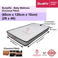 Sunpillo Baby Cot Mattress - 60cm x 120cm Fibre