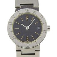 Pre- BVLGARI Bzero1 watch, BB23SS, stainless steel, quartz movement, analog display, black dial, wom