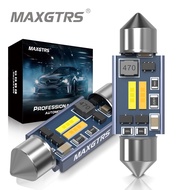 MAXGTRS 2x Festoon C5W C10W 1860 Chip Bulb Canbus 31mm/36mm/39mm/41mm Car LED Lamp Interior Dome Rea