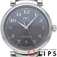 萬國錶（IWC）達文西自動機械錶 40.4 IW356602，不鏽鋼材質，男士腕錶，灰色，拋光處理，成色極佳，附帶原廠錶盒和保固卡。 [二手]