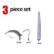 7 Set 6M Alat Pemetik Buah galah pemetik buah Alat Berkebun Pemetik Buah Tongkat Teleskopik Jaring