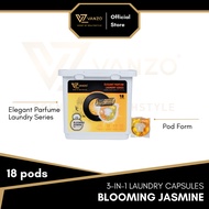 VANZO 3 In 1 Elegant Parfum Laundry Capsules - Blooming Jasmine