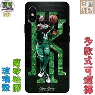 【新款實體照】Kyrie Irving♥凱里厄文NBA藍網3♥Iphone手機殼玻璃磨砂XRS11ProMAXPLUS+