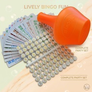 NEW Bingo Lotto Lottery Family Bingo Game Set -Cards Counters Party Bingo Game