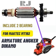 Maktec MT192 Armature Angker Dinamo Mesin Planer Ketam Planner Sugu Pasah MT 192