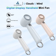 Turbo LED Handheld Fan Portable Clip 5000mAh Senyap Galetime