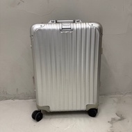 rimowa topas 20吋 Cabin 登機 hand carry 銀色鈦金屬 Luggage