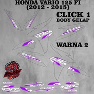 Vario 125 old Vario 125 old click 1 striping sticker - Vario 125 old 2012 - 2015 click 1 decal stick