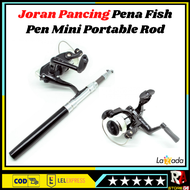 Joran Mini Portabel Pen Fishing Rod Length Alat Pancing Pena Pulpen Stik Stick Pancing Praktis Bentu