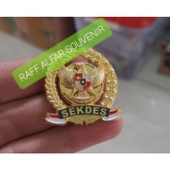 VILLAGE SECRETARY BADGE PIN VILLAGE SECRETARY/ VILLAGE SECRETARY BADGE/ VILLAGE SECRETARY PIN PIN/