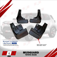 Toyota Raize Car Mudguard/Carpet