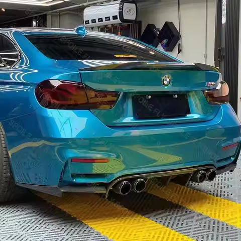 2013 To 2016 For BMW 4 Series F32 F33 F36 Dedicated M4 Style Car Rear Bumper Lip Splitter Diffuser S