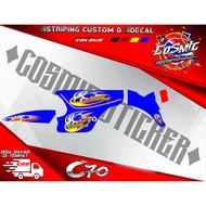 Striping C70 STICKER VARIATION OF HONDA C70/OLONG 67 MOTORCYCLE STICKER