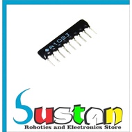 RESISTOR PACK 1K OHM A102J 9P ARRAY R PACK 1K OHM 9PIN A102J 1/ 8 WATT