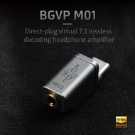 BGVP M01 DAC/AMP พกพาเกมมิ่งจิ๋ว TypeC เป็น 3.5 มม. ยกระดับเสียง มือถือ แท็บเล็ต คอมพิวเตอร์ เกมคอนโ