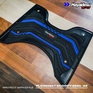 Honda Scoopy (2021-2023) Floor Mat Karpet Motor-Hayaidesu