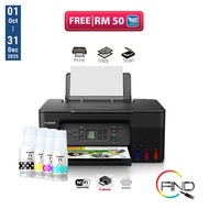 Canon PIXMA G3770 AIO A4 Printer (Black) Print/Scan/Copy Wireless Refillable Ink Tank Printer with L