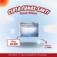 1 sack = 5000 pcs GALLON TISSUE / GALLON CLEANER