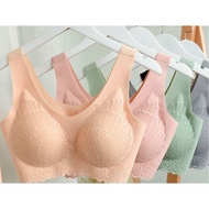 [SUPER VALUE] Seamless Bra Push Up Bra M-XXL Soft and Comfatable Rideless Natural Latex Pad
