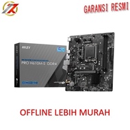 MSI PRO H610M-S DDR4 Motherboard (Intel LGA 1700, DDR4, H610)