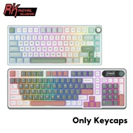 Royal Kludge RK S98 RK R75 Keycaps 98 Key 81 Key Mechanical keyboard keycaps Only Keycaps