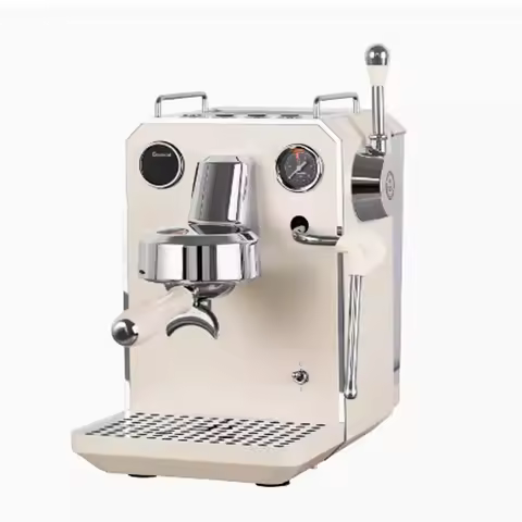 Italian Espresso Coffee Maker Machine Coffee Grinder Cappuccino Milk Frother Semi-automatic Espresso