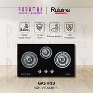 RUBINE Gas Hob RGH-VISTA-3B-BL