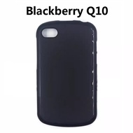B.M Blackberry Q10  Back Rear Soft TPU Gel Rubber Silicone Case Phone Cover Protector BlackBerry Q10