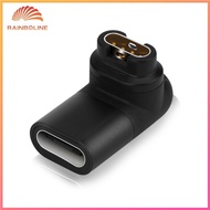 90 Degree 3D Elbow Charging Adapter Replacement Type-C Female To for Garmin Power Connector Watch Pa