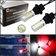 2pcs 21-SMD White/Red Dual-Color 7440 7444 T20 LED Replacement Bulbs For Car Backup Reverse Lights &
