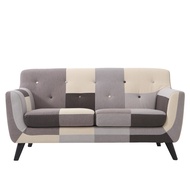 Terzani Modern Fabric Sofa (Grey Multi)
